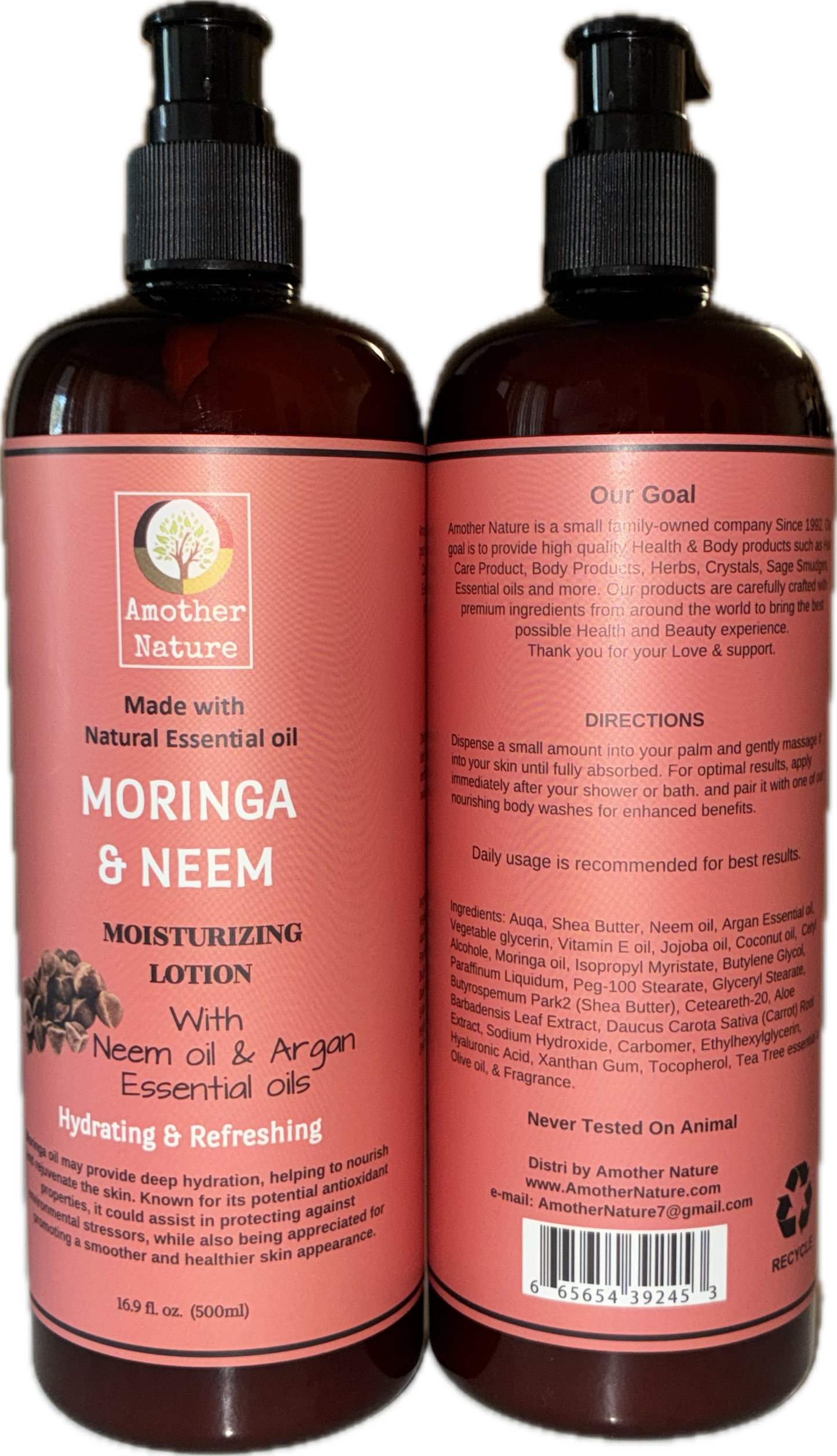 Moringa & Neem Body Wash + Lotion (16.9 fl oz each)