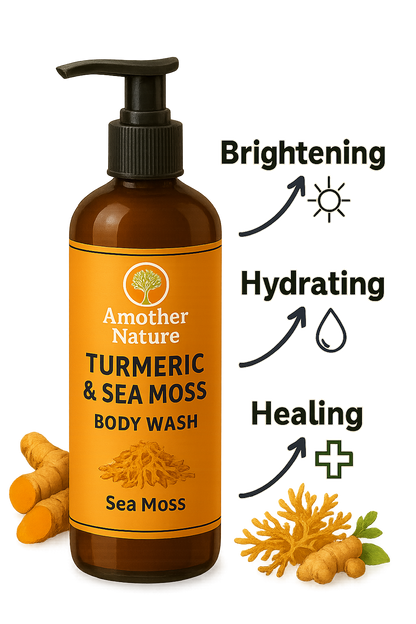 Turmeric & Sea Moss Organic Body Wash+Lotion – 16.9 fl oz