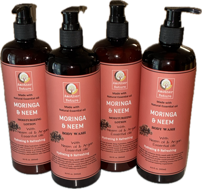 Moringa & Neem Body Wash + Lotion (16.9 fl oz each)