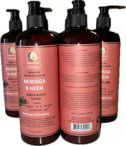 Moringa & Neem Body Wash + Lotion (16.9 fl oz each)