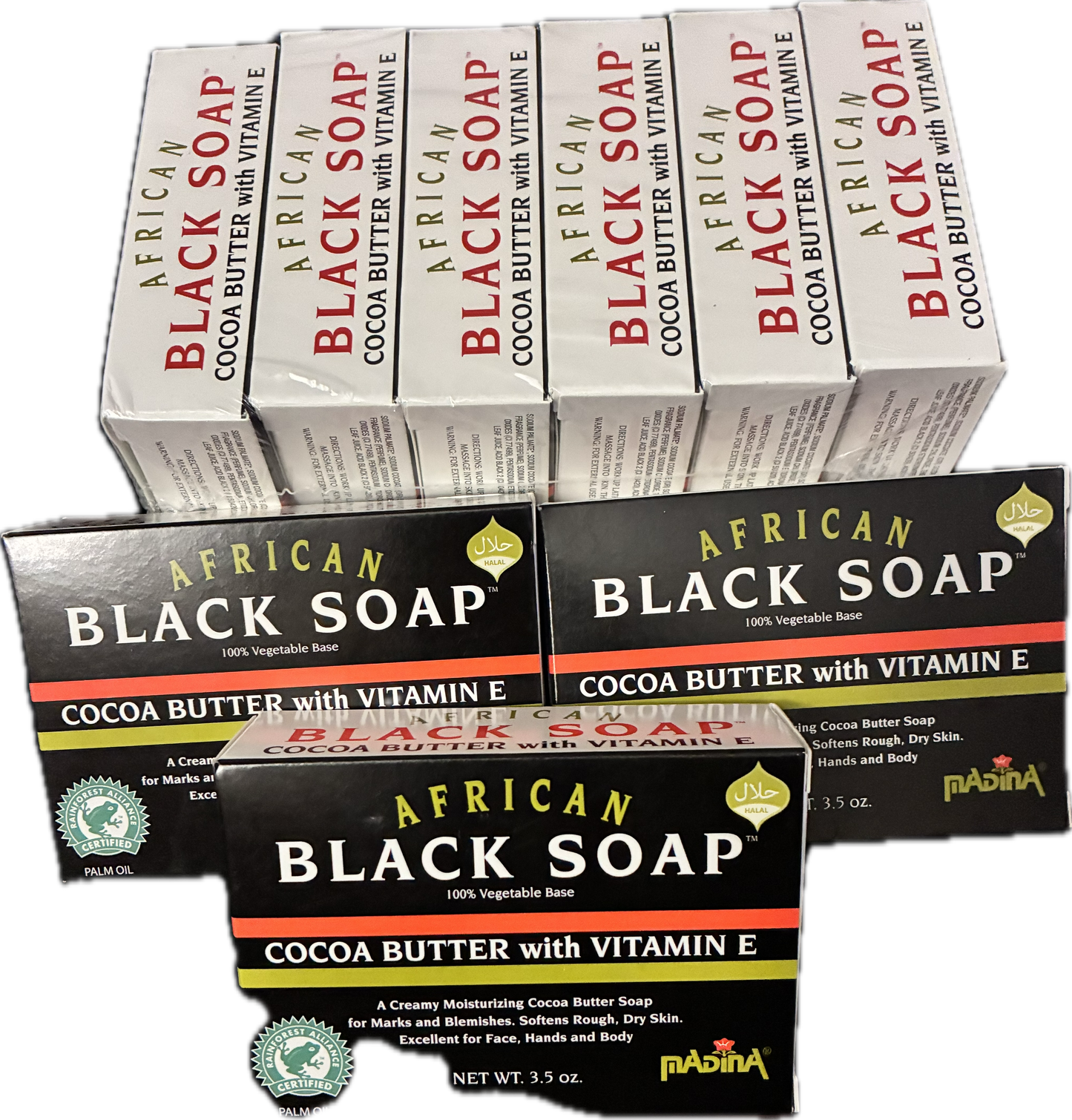 Black Soap with Cocoa Butter (3.5 oz)