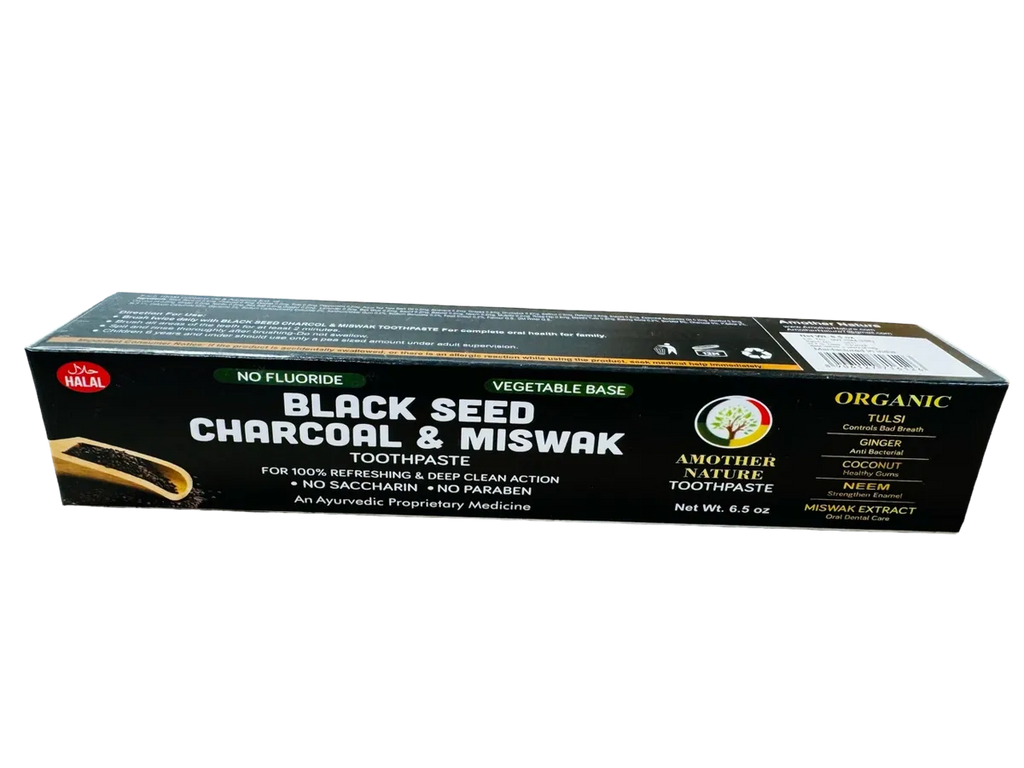 BLACK SEED CHARCOAL & MISWAK TOOTHPASTE