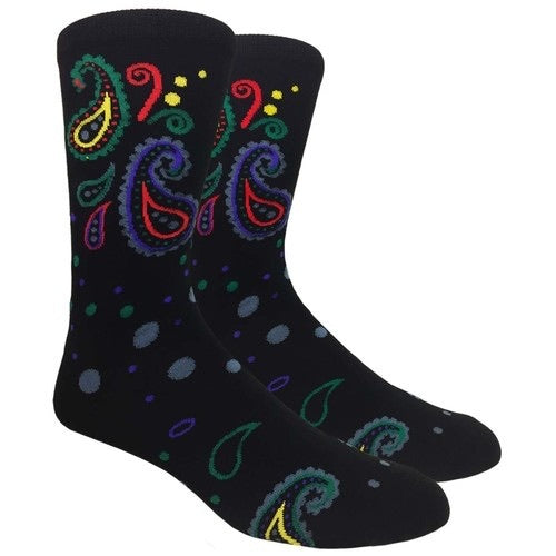 Stylish Dress Socks (Black) - Bee Graffik